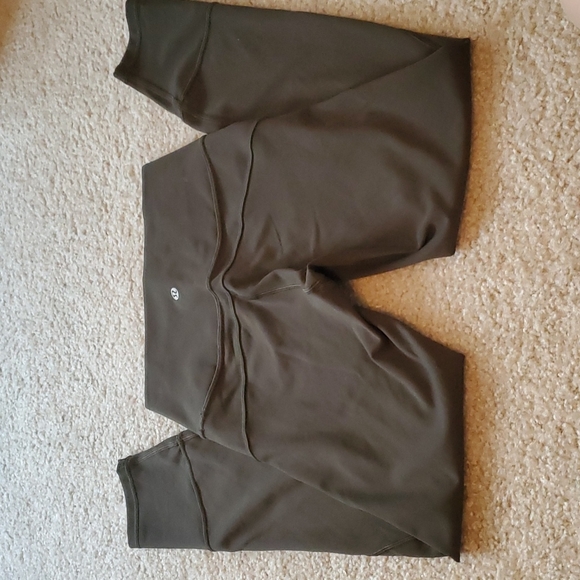 lululemon athletica Pants - Lululemon invigorate high rise tight olive green leggings size 4